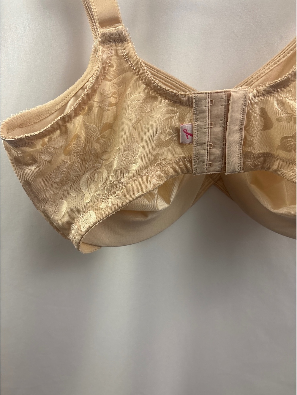 Wacoal Bra Size 40DDD Awareness Seamless Solid Beige Underwire 85567 Lace Detail - Picture 4 of 7